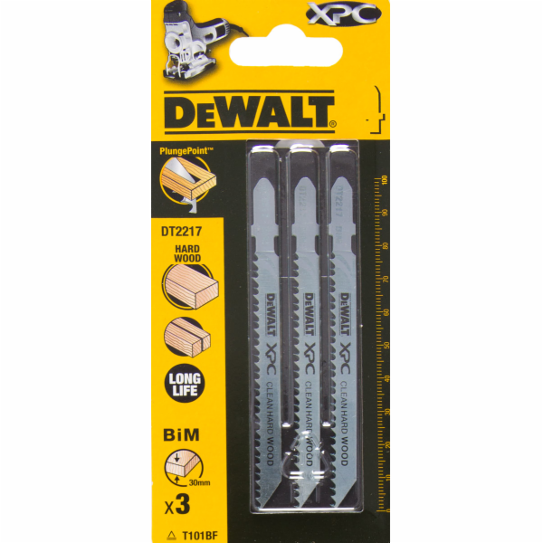 Dewalt XPC Pilové listy T-rukojeť 3ks. - DT2217