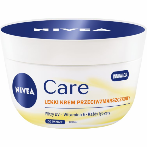 Nivea Care Lehký krém proti vráskám 100 ml