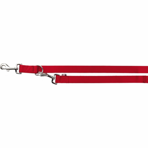Trixie Premium nastavitelné vodítko - červené 2 cm ML