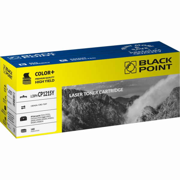 Výměna žlutého toneru Black Point 125A/CRG716 (LCBPHCP1215Y)