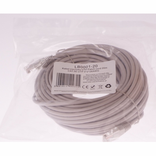 Libox 20m CAT.5E UTP 4x2x26 AWG