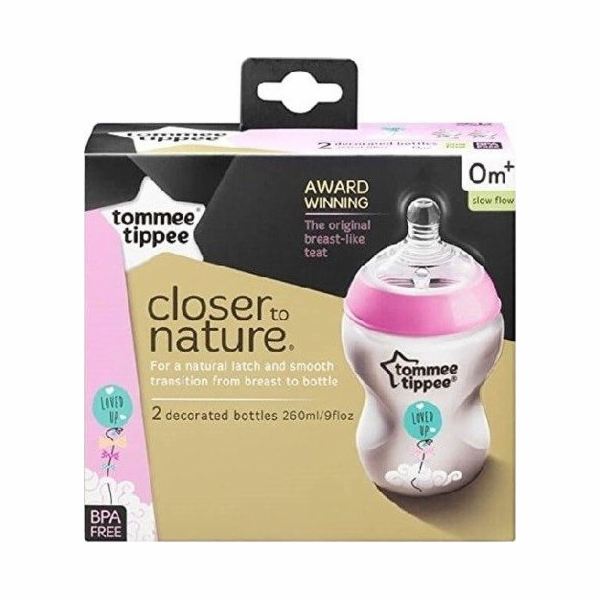 Tommee Tippee Bottle 260ml 2ks univerzální