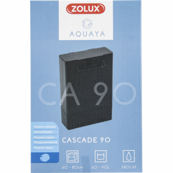 Filtr Zolux AQUAYA Cascade 90, černý