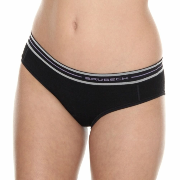 Brubeck Active Wool bederní dámské slipy, černé, velikost...