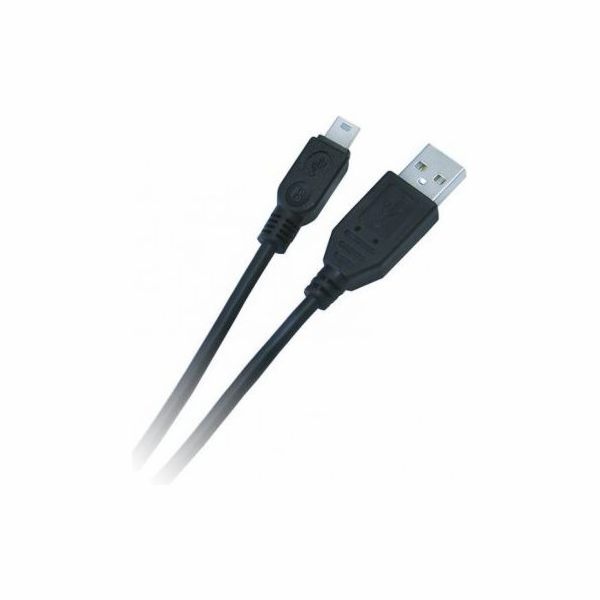 Libox USB-A - miniUSB USB kabel 3 m černý (LB0018)