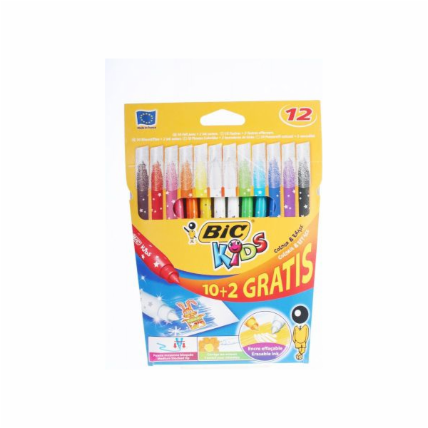 Bic Markers KIDS Color & Erase 10+2 barev BIC (159024)