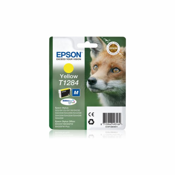 Inkoust Epson DURABrite Ultra T1284, žlutý, 3,5 ml (C13T1...