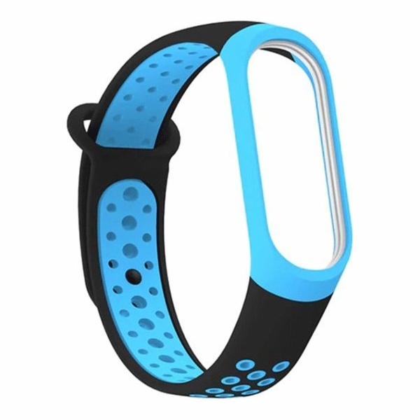 Pásek Beline Beline Mi Band 3/4 provedení černo-modrá/čer...