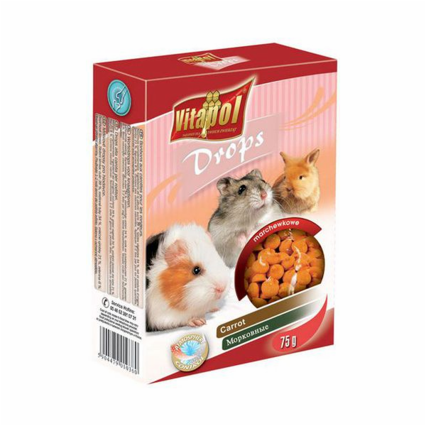 Vitapol KAPKY PRO HLODAVCE MRKVINA 75g