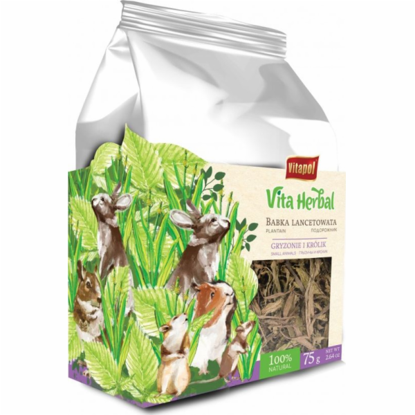 Vitapol Vita Herbal pro hlodavce a králíky, jitrocel, 75g