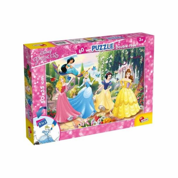 Lisciani Oboustranné puzzle Plus 60 Princess