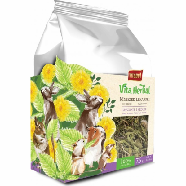 Vitapol Vita Herbal pro hlodavce a králíky, pampeliška, 75 g