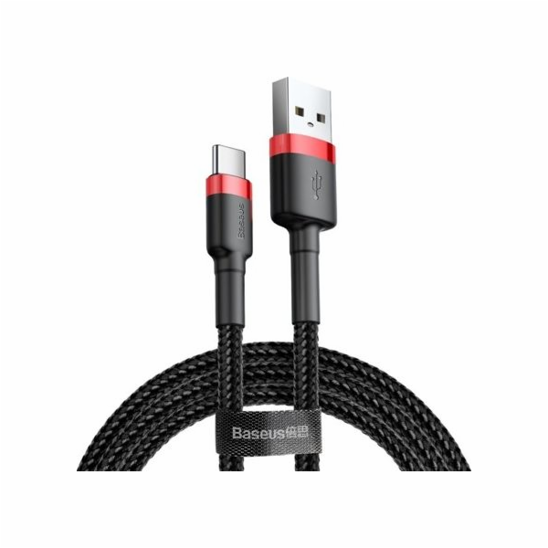 Baseus USB-A - USB-C USB kabel 3 m Černočervený (CATKLF-U91)