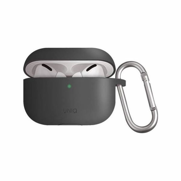 Ochranné pouzdro Uniq Glase pro AirPods Pro, grafitové