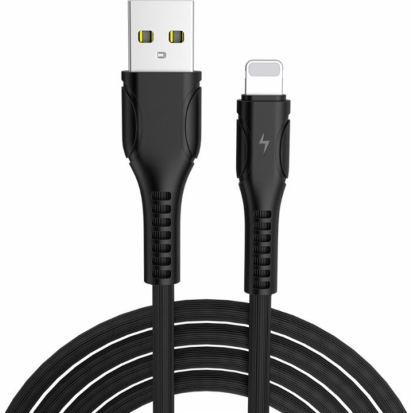 Libox USB-A - Lightning USB kabel 1 m černý (LB0097NEW)