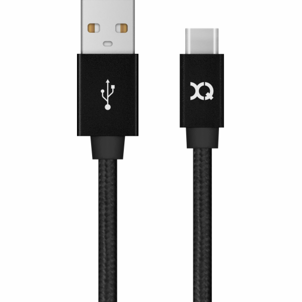 Xqisit USB-A – USB-C kabel USB 1,8 m černý (112200)
