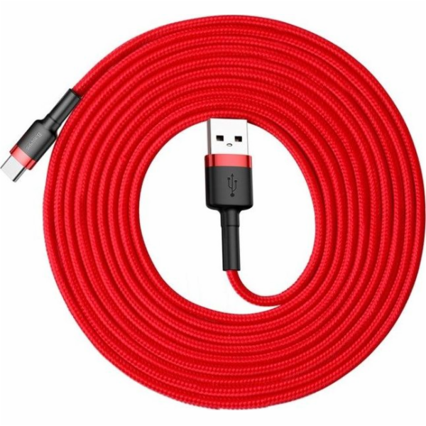 Baseus USB-A - USB-C USB kabel 3 m červený (CATKLF-U09)