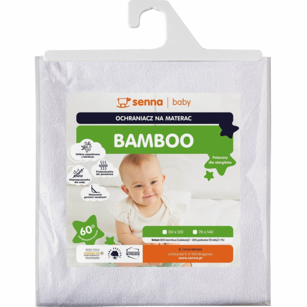 BAMBUSOVÝ CHRÁNIČ MATRACE 60X120