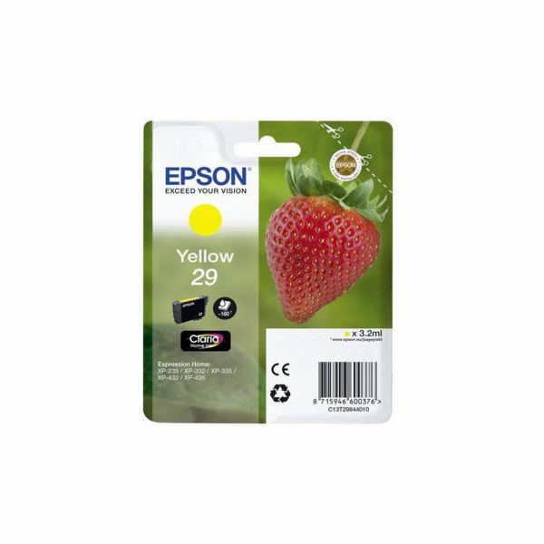 Originální inkoust Epson T29, žlutý (C13T29844022)