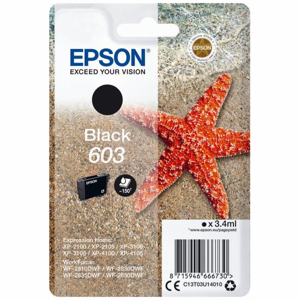 Epson Ink 603 Black (C13T03U14020)
