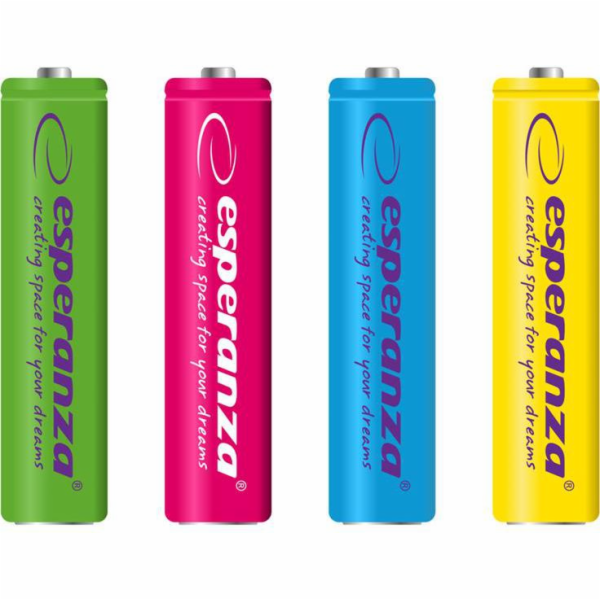 Esperanza Baterie mix AAA / R03 1000mAh 4 ks.