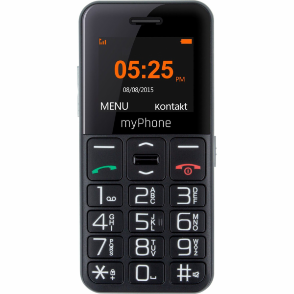 Mobilní telefon myPhone Halo Easy Černá a stříbrná