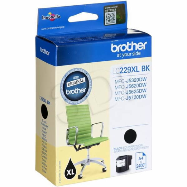 Originální inkoust Brother LC229XLBK (černý)