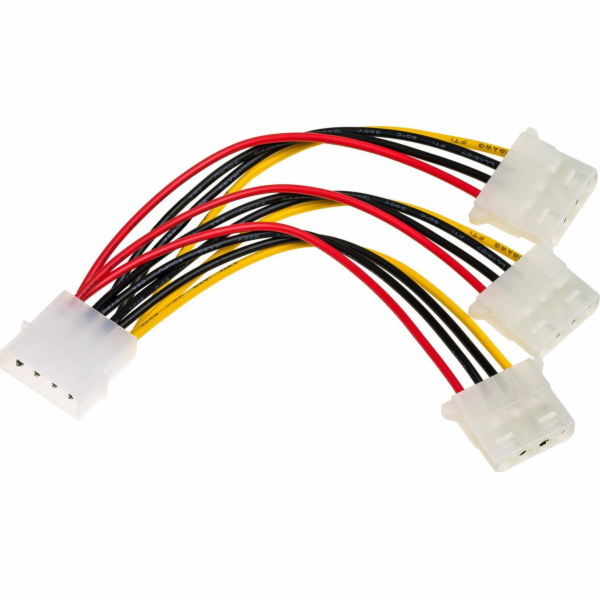 Akyga Molex - Molex x3, 0,15 m, vícebarevný (AK-CA-40)