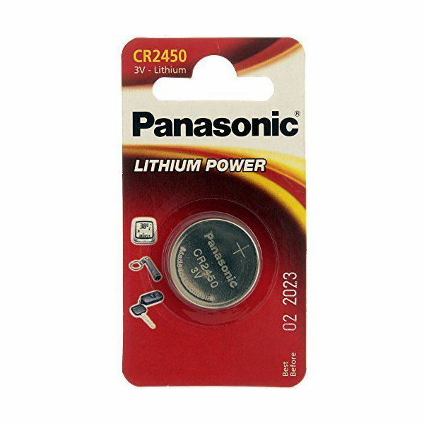 Baterie Panasonic Lithium Power CR2450 620mAh 1 ks.