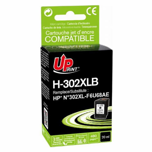 UPrint inkoust F6U68AE inkoust (H-302XLB)