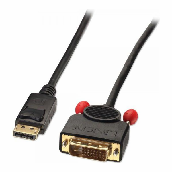 Lindy DisplayPort – kabel DVI-D 3m černý (41492)