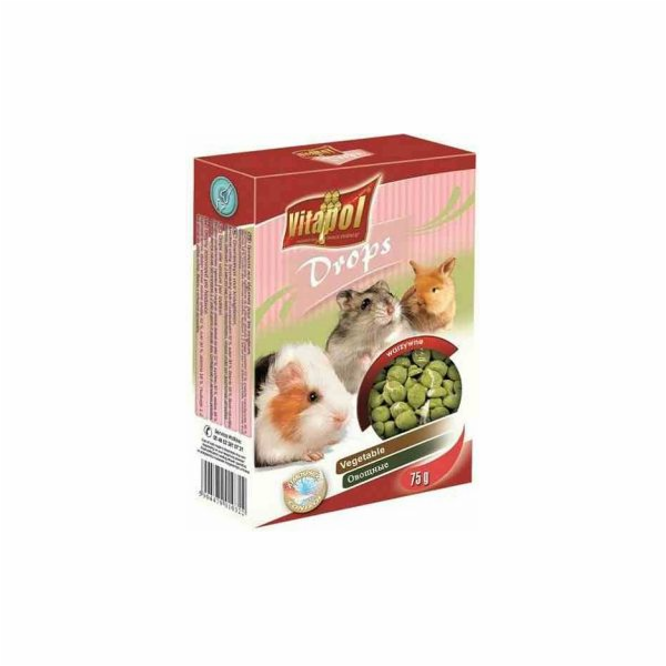 Vitapol ZELENINOVÉ KAPKY PRO HLODAVCE 75g