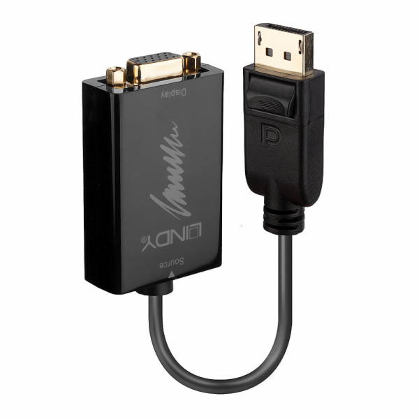 Lindy DisplayPort - D-Sub (VGA) AV adaptér černý (41006)