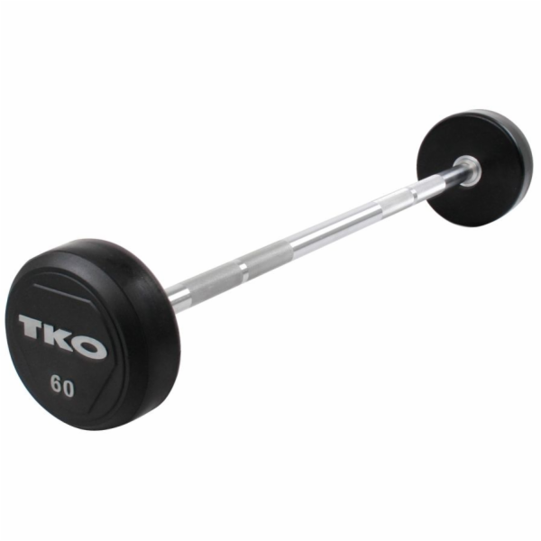 TKO rovná pogumovaná činka 45 kg (K805R-45)