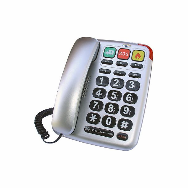 Telefon na pevnou linku Dartel LJ-300 Silver