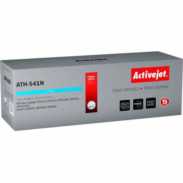 Activejet toner ATH-541N Náhradní azurová CB541A/CRG-716C...