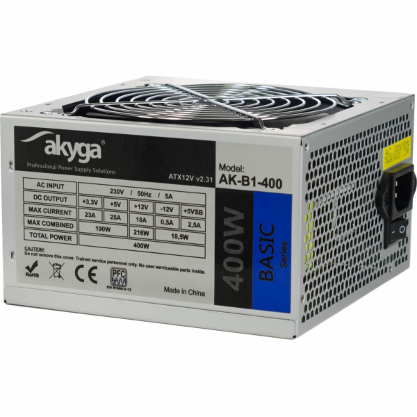 Zdroj Akyga Basic 400W (AK-B1-400)