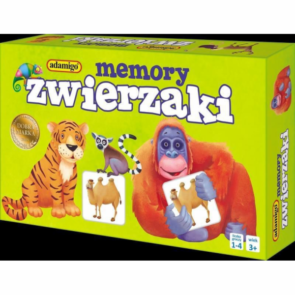 Adamigo Mini pexeso - Zvířátka - 253032