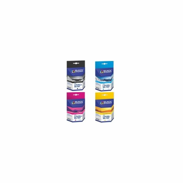 Inkoust Black Point BPBLC123CMYK / LC-123CMYK (azurová, p...