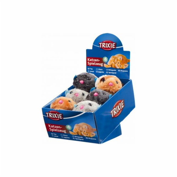Trixie POHYBLIVÉ PLYŠOVÉ HRAČKY 12/box
