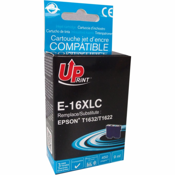Inkoust UPrint E-16XLC / C13T16324010 (azurový)