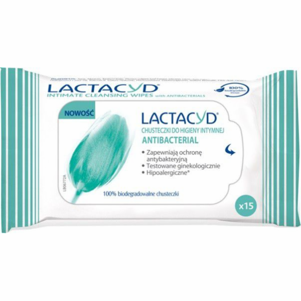 Lactacyd Antibakteriální ubrousky pro intimní hygienu, 1 ...