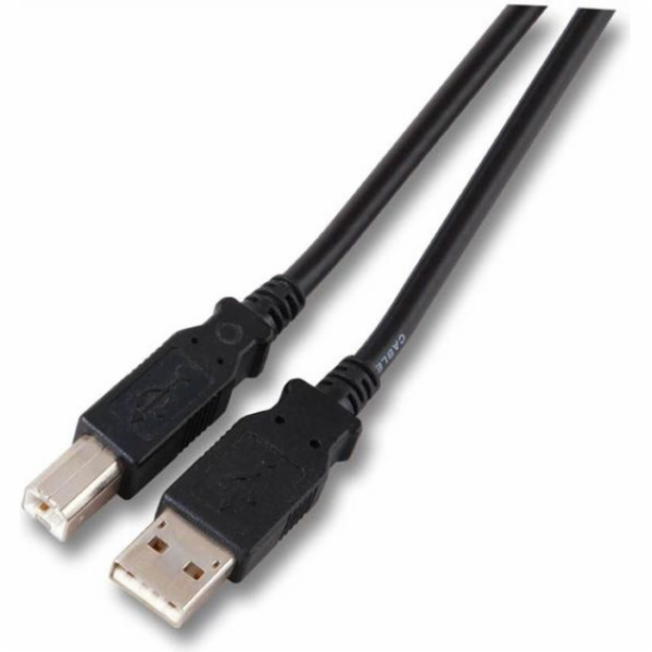 USB EFB kabel USB-A – USB-B 3 m černý (K5255SW.3)