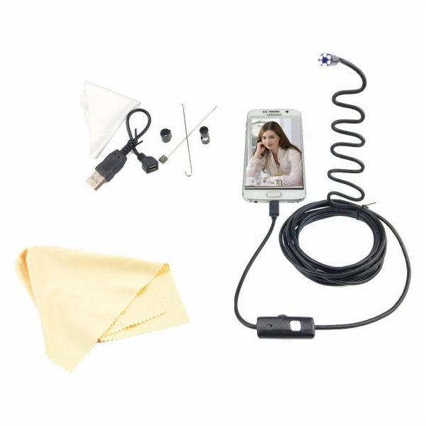 Xrec endoskop USB inspekční kamera 5m, pevný kabel (5829037)