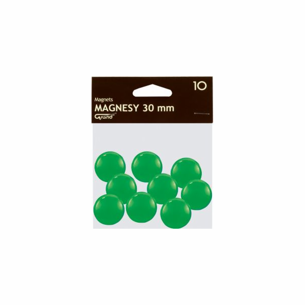 KW Trade Magnets Grand 20 mm zelené balení. 10 kusů