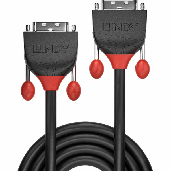 Lindy DVI-D - DVI-D kabel 1m černý (36251)