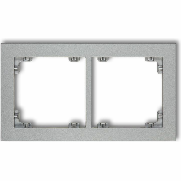 Karlik Univerzální dvojitý rám Deco stříbrná metalíza (7D...