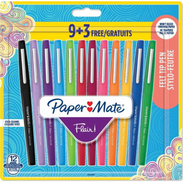 Paper Mate PAPER MATE Faserschreiber Flair 12er M 0,7 mm ...