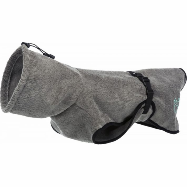 Župan Trixie, pro psy, šedý, froté, L: 60 cm