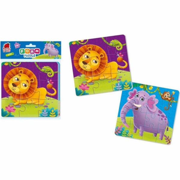 Roter Kafer Pěnové puzzle 2v1ZOO RK6050-05